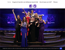 Tablet Screenshot of beauty-award.nl